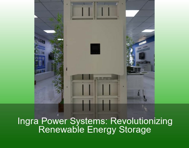 Ingra Power Systems: Revolutionizing Renewable Energy Storage